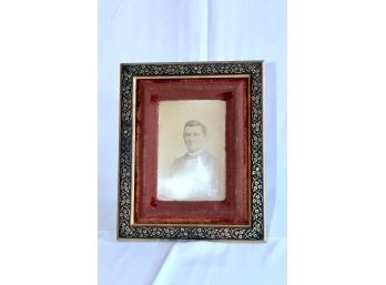 ANTIQUE 1889 PICTURE FRAME - William M. Stuart Pictured - VERY UNIQUE! Item#17 RM2
