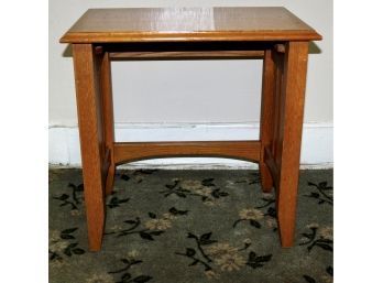 VINTAGE Wood Side Table - GREAT SPACE SAVER! Item#76 LV