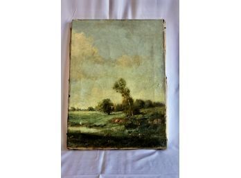 SIGNED ROBERT CRANNELL MINOR Oil On Canvas UnFramed Painting - Auction Result - INCREDIBLE DETAIL! Item#21 RM2