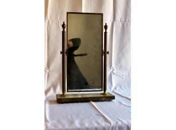 MID CENTURY MODERN 1950s PEERAGE BRASS VANITY MIRROR! Item#10 RM2