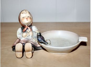 VINTAGE HUMMEL ASHTRAY - Happy Pastime #62 - Hummel Figurine - GOOD CONDITION! Item#93 LVRM