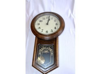 VINTAGE ELGIAN REGULATOR PENDULUM WALL CLOCK! Item#106 RM2
