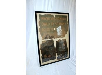 VINTAGE WWII POSTER - United Kingdom- VERY UNIQUE! Item#129 RM2