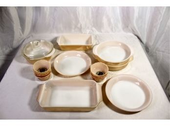 FIRE KING COPPER TINT OVENWARE SET - GREAT LOT! Item#05 LVRM