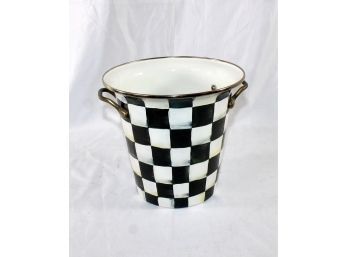 MACKENZIE-CHILDS BUCKET - CHECKER DESIGN!! Item#113 LVRM
