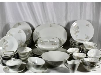 VINTAGE ROSENTHAL CHINA SET- 'CLASSIC ROSE' DESIGN - HUGE SET!! Item#114 LVRM