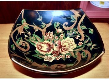 VINTAGE DECORATIVE BOWL - VERY HEAVY - VERY UNIQUE!! Item#32 BSMT