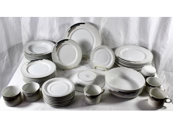 STUDIO NOVA TRAPEZE FINE CHINA SET - HUGE!! Item#125 LVRM