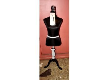 MANNEQUIN HALF DESIGN CHIC - ADJUSTABLE - HOMEGOODS - DRESSFORM - DIAMOND BELT - BLACK - NEW!! Item#51 BSMT
