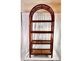 VINTAGE WICKER SHELVING UNIT - 4 SHELVES!! Item#106 LVRM