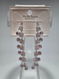Baguette Dangling Earrings
