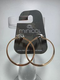 Rose Gold Hoop Earrings