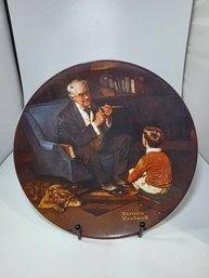 1982 Norman Rockwell 'The Tycoon' Collector Plate