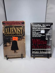 The Alienist By Caleb Carr & Wilkes: His Life And Crimes By Winston Schoonover Book Set