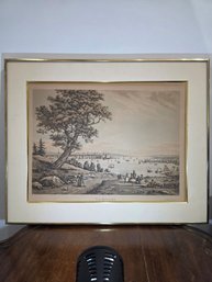 New-York In 1834. A Vintage Or Antique Reproduction Or Etching