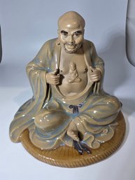 Ceramic Figurine Of The 'Open Heart' Shiwan Ceramic Art Tradition