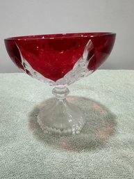 Compote Simply Red By Waterford Crystal