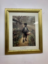 Protecting The Groceries' Print By Edward Lamson