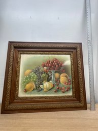 Vintage Lithograph Fruit Picture