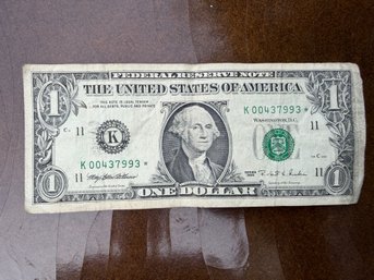 Series 1995 U.S. One Dollar Federal Reserve Star Note