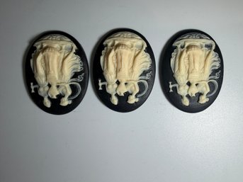 'Three Dancing Graces' Cameo Cabochons