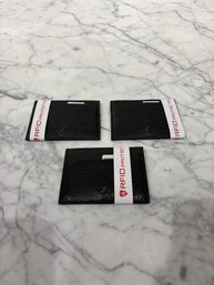 NWT Set Of 3 RFID Zinda Leathers Wallets