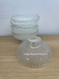 Replacement Clear Glass Ribbed Light