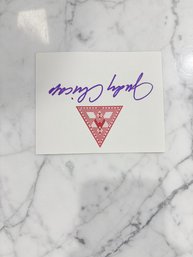 Judy Chicago Signed Stickers Set AUTHENTIC