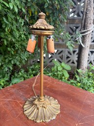 Broken Antique Style Brass Table Lamp