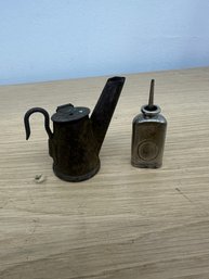 2 Tiny Oil Pots