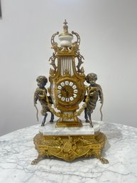 LOUIS XV STYLE MANTEL CLOCK