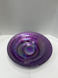 Iridescent Purple Fruit Bowl