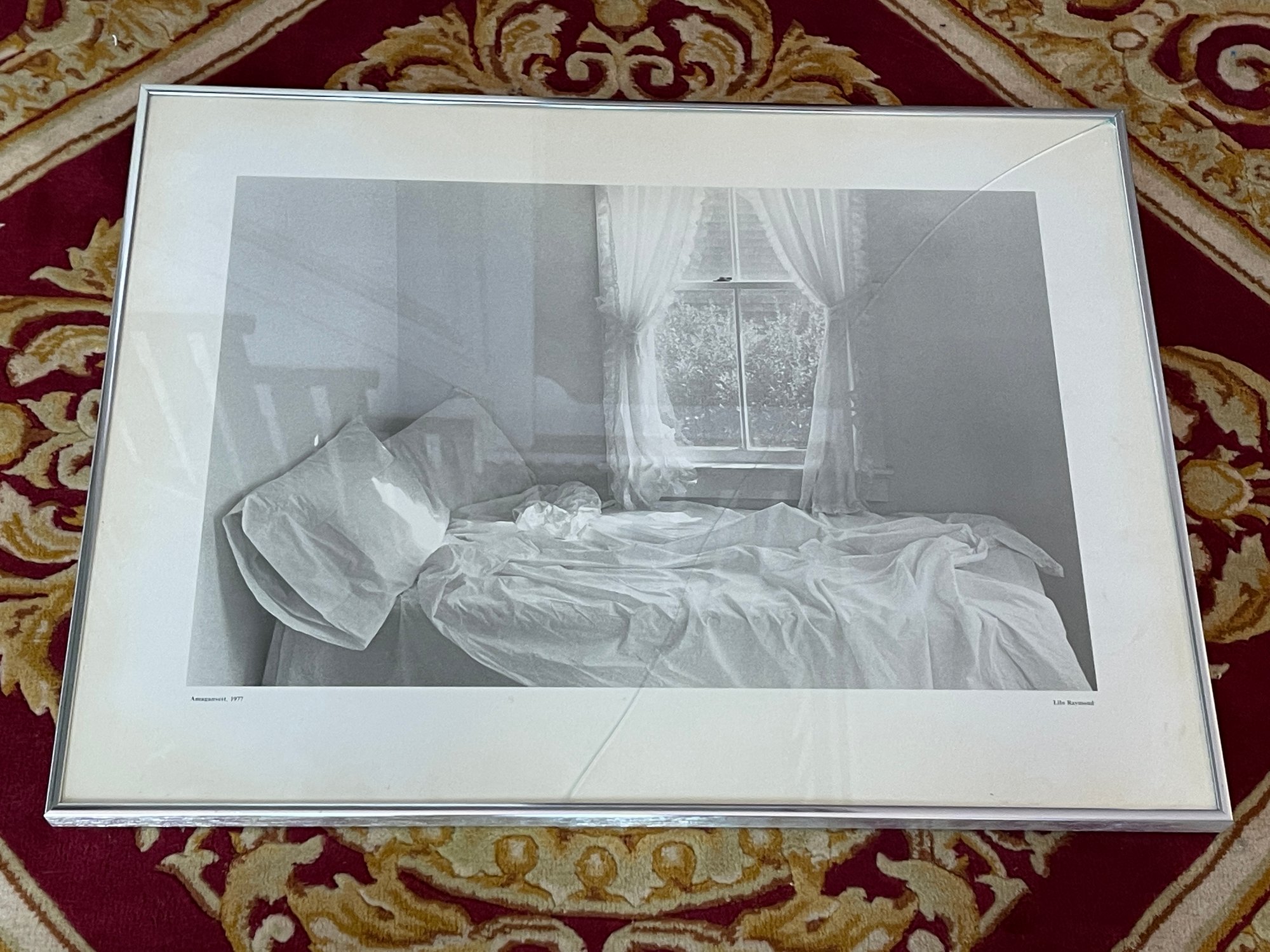 RARE AND LARGE FRAMED LILO RAYMOND PHOTOGRAPH OF AMAGANSETT, LONG