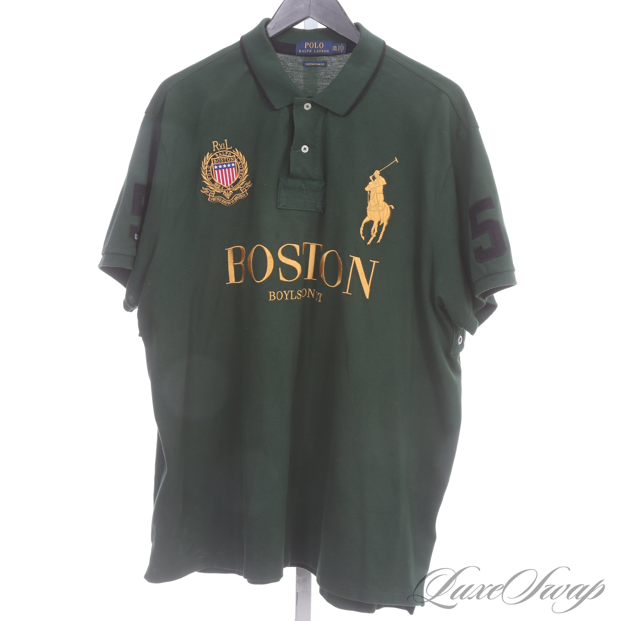 NEAR MINT MENS POLO RALPH LAUREN GREEN 