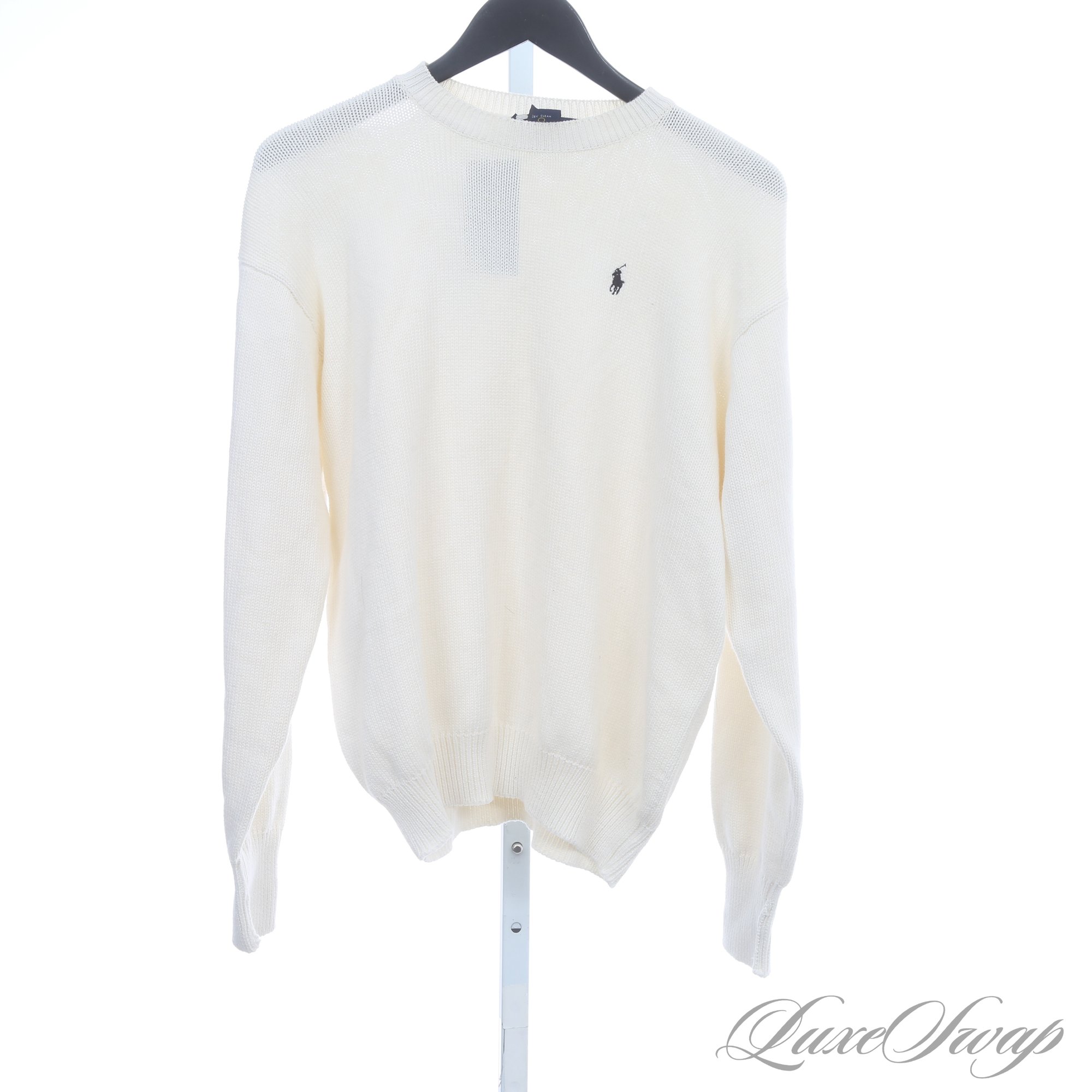 90’s Men's Coral Acid Wash Crewneck Sweater by Polo Ralph Lauren main image 0