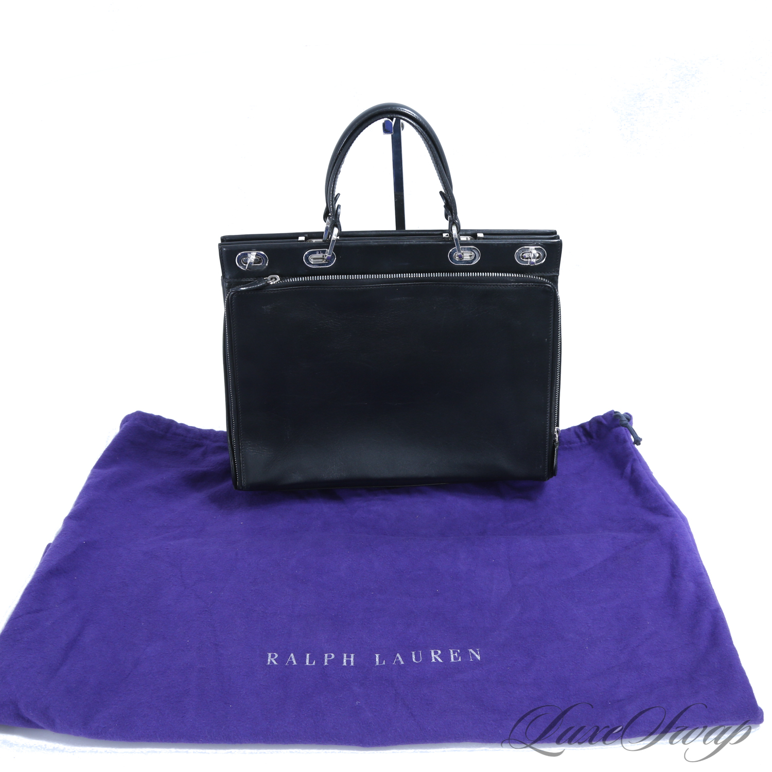 $2500 RALPH LAUREN PURPLE LABEL COLLECTION MADE IN ITALY BLACK 
