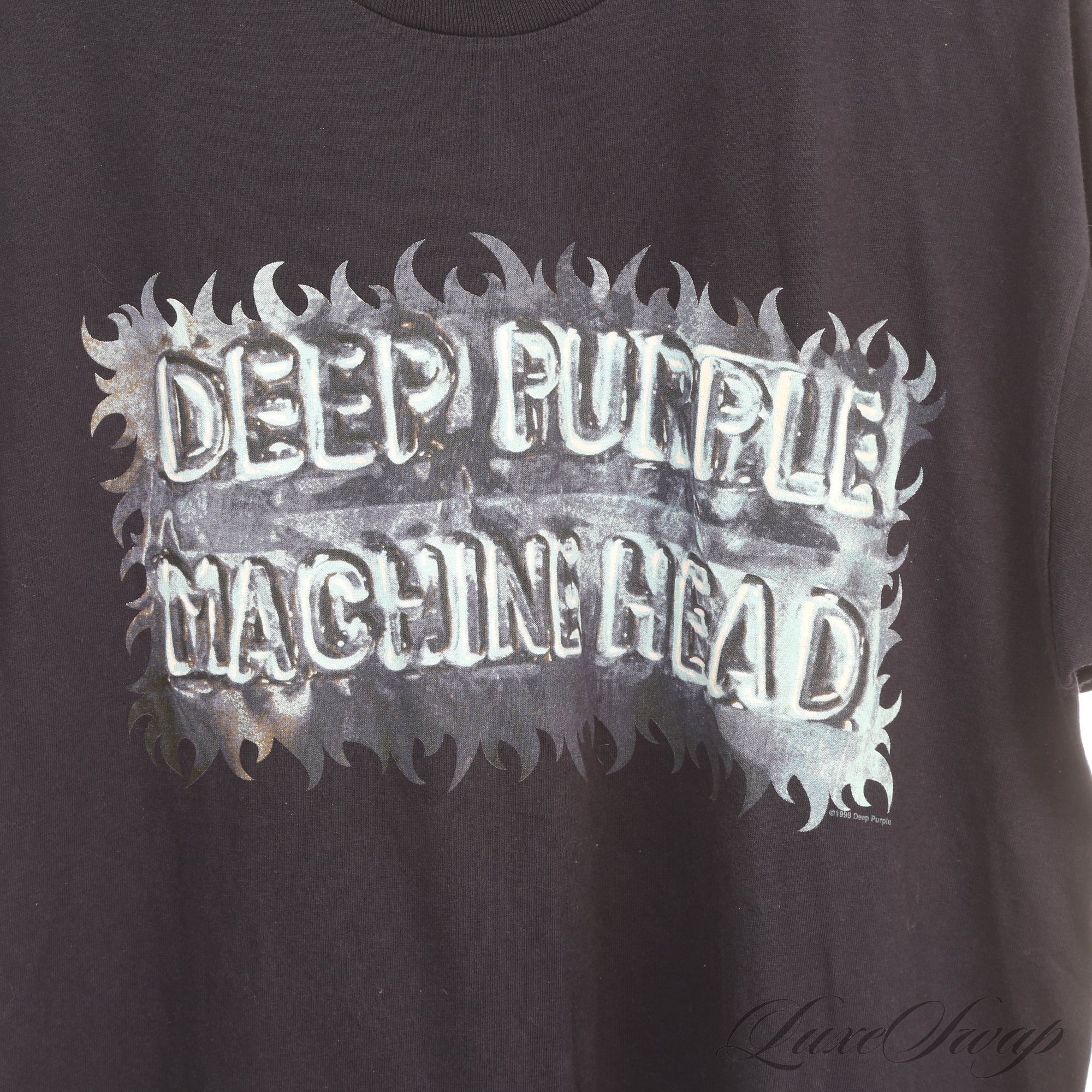 VINTAGE 1990S DEEP PURPLE MACHINE HEAD BAND HEAVY METAL TEE