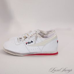 Fila White Machu Sneakers Women's Low Top Shoes Size 8.5