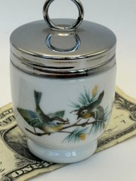 Royal Worcester Standard Egg Coddler - Song Birds