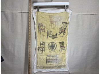Vintage Hitchcock Chairs Linen Tea Towel