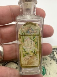 Exquisite Vintage Royce Perfume Bottle With Original Glass Stopper