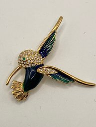 Beautiful Costume Hummingbird Pin