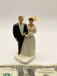 Vintage Wedding Cake Topper - Porcelain