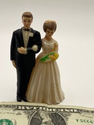 Vintage Wedding Cake Topper - Plastic