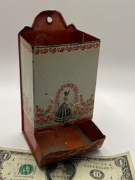 Vintage Wall Match Holder