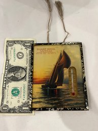 Vintage Sharp Bros. Advertising Thermometer