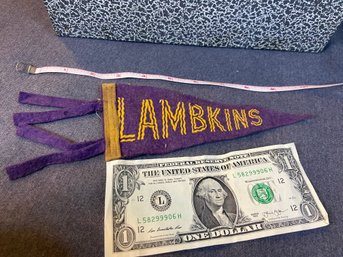 Vintage FOCO FCHS Lambkins Pennant!