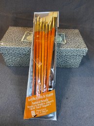 Brand New Natural Bristle Art Brushes