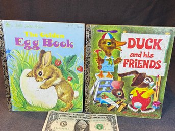 2 Vintage Golden Books