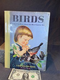 1958 Big Golden Book 'Birds'. Precious